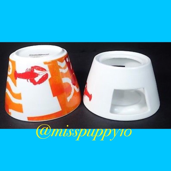 RARE Crate & Barrel Lobster Tea Light ButterWarmer - Picture 5 of 6